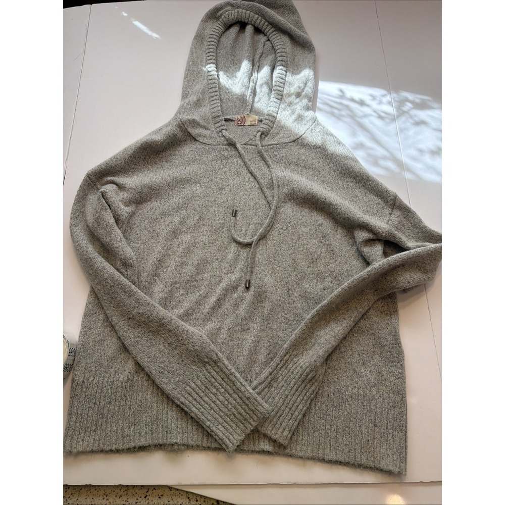 SO Womens Light Gray Hoodie Sweater Small Perfectly Soft Loose Fit